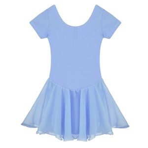 💙Girls' Ruffle Skirted Leotard 👧🏻